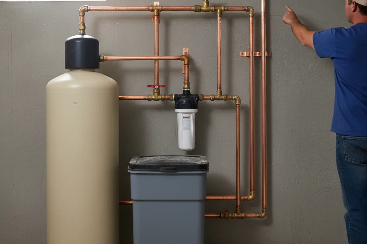 Whole-house water treatment system installed in Austin